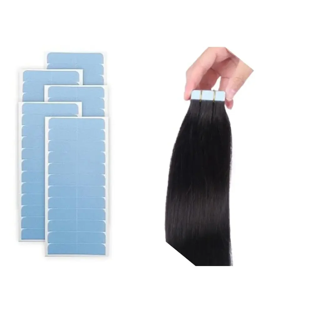 Double Sided Replacement Tape Tape-In Hair Extensions (5 Sheets /60 tape strips)